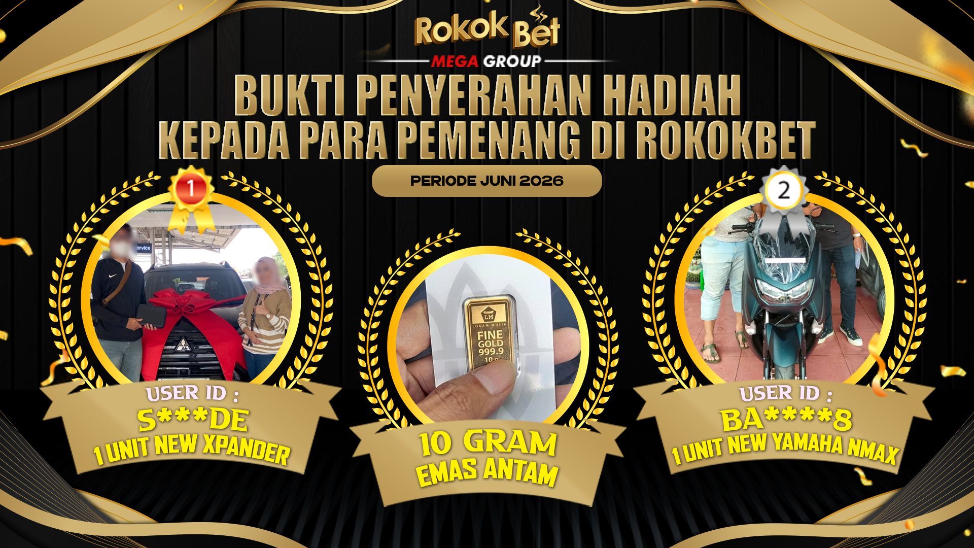 Selamat Kepada Member Setia Rokokbet Sudah Memenangkan Satu Unit Mobil Pajero Sport