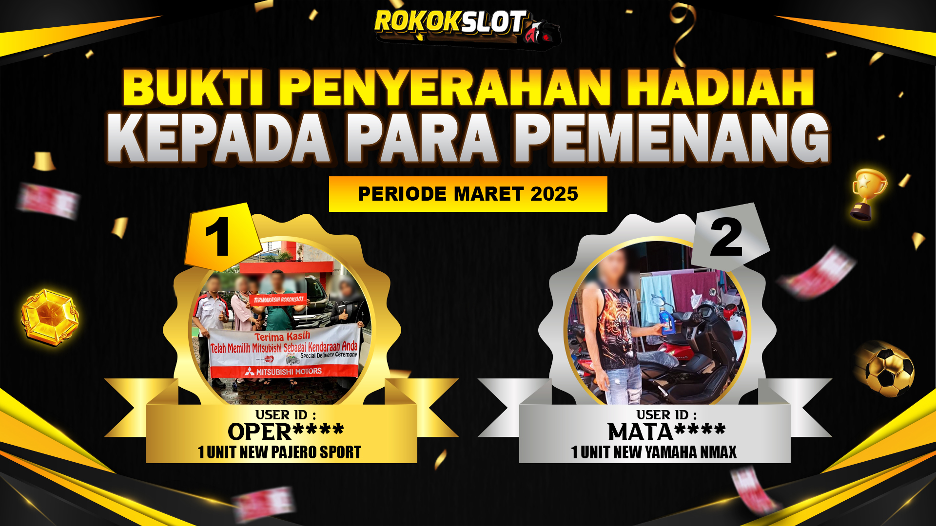 Selamat Kepada Member Setia ROKOKSLOT Sudah Memenangkan Satu Unit Mobil Pajero Sport